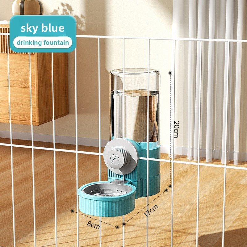 Hanging Pet Food and Water Dispenser