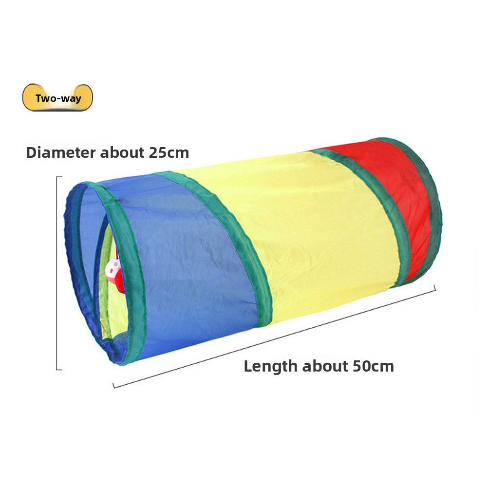 Interactive Cat Play Tunnel
