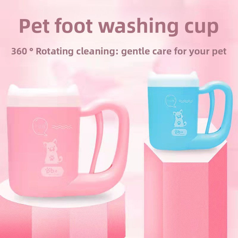 Lavapatas de silicona para perros y mascotas