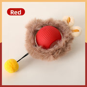 Juguete de felpa rojo