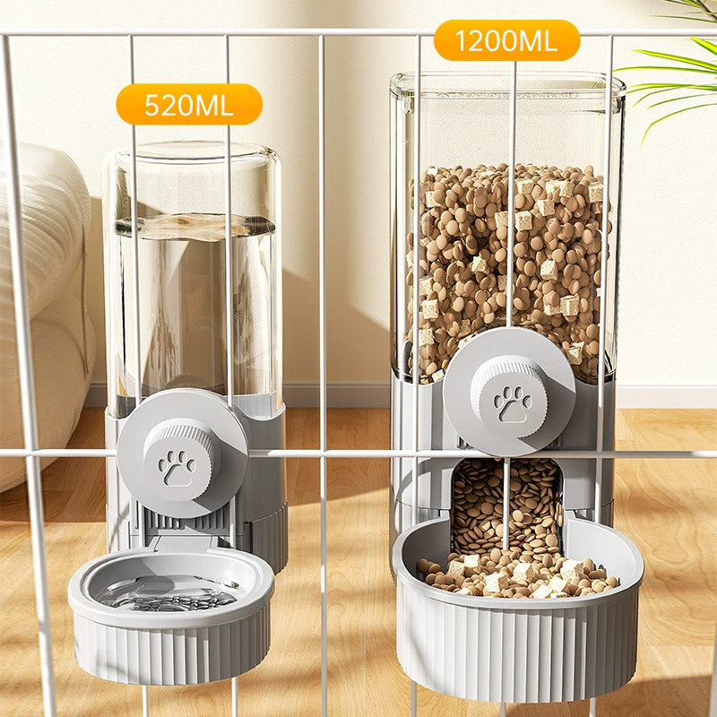 Hanging Pet Food and Water Dispenser