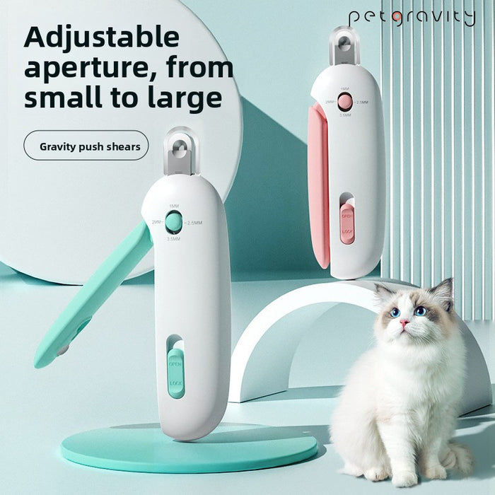 Cortauñas ajustable para gatos, perros y conejos