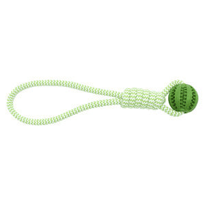 Tug-of-war food leak ball dog toy