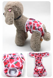 Braguitas higiénicas estampado de fresas