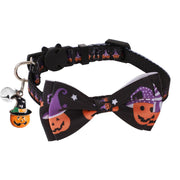 Pumpkin Halloween collar with pendant