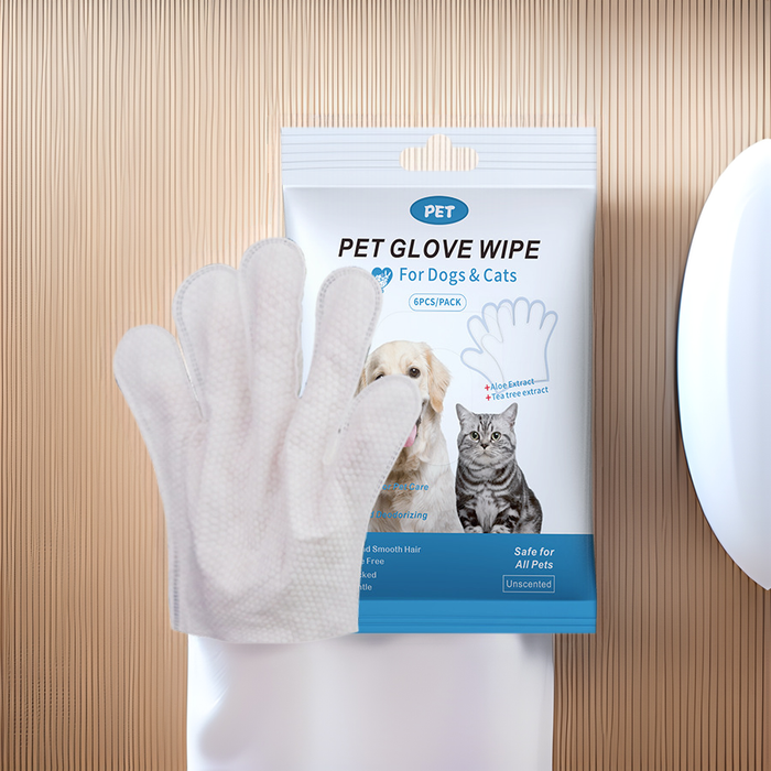 Guantes de limpieza para perros y gatos