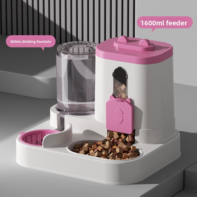 Dispensador automático de comida y agua para perros y gatos