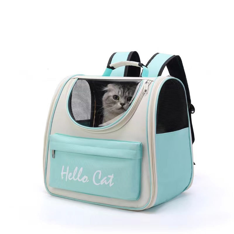 Mochila transportín 3D para gatos y mascotas