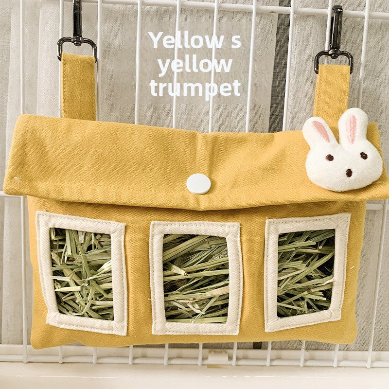 Bolsa colgante para heno de pequeños animales