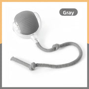 Pelota gris con cuerda