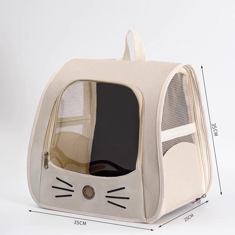 Mochila transportín 3D para gatos y mascotas
