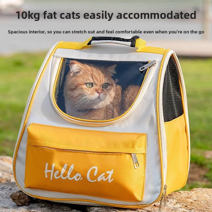 Mochila transportín 3D para gatos y mascotas