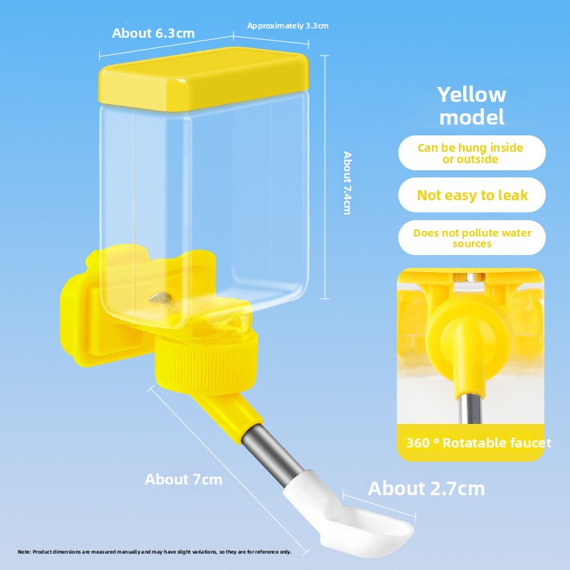 Dispensador automático de agua para pájaros