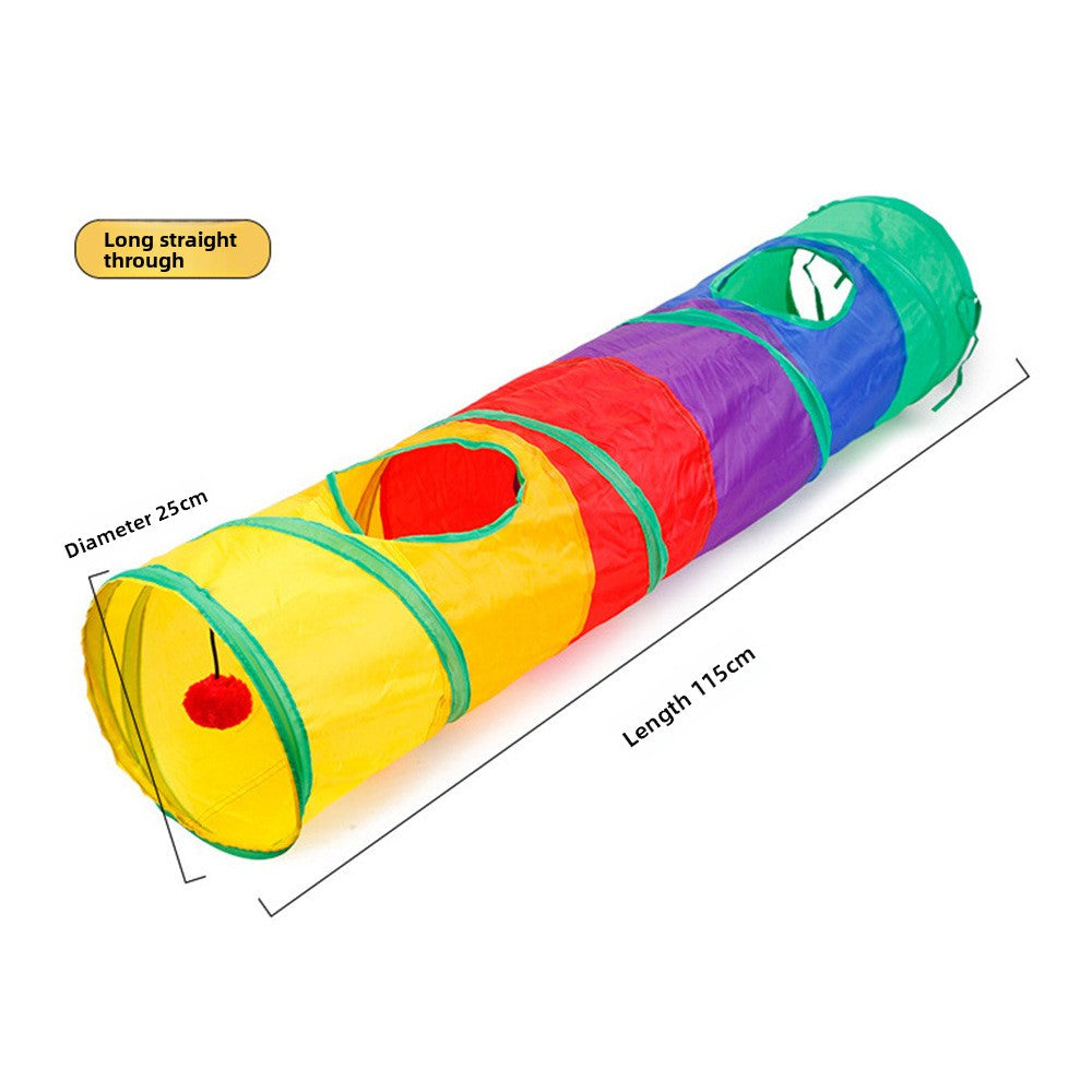 Interactive Cat Play Tunnel