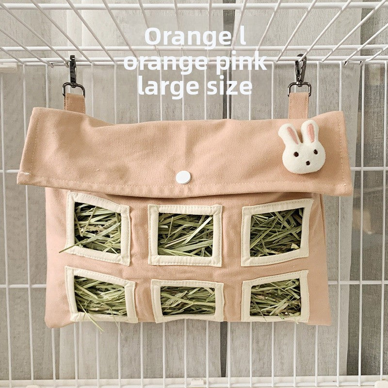 Bolsa colgante para heno de pequeños animales