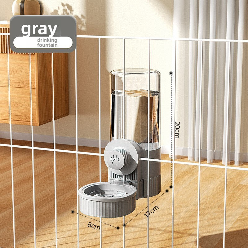 Hanging Pet Food and Water Dispenser