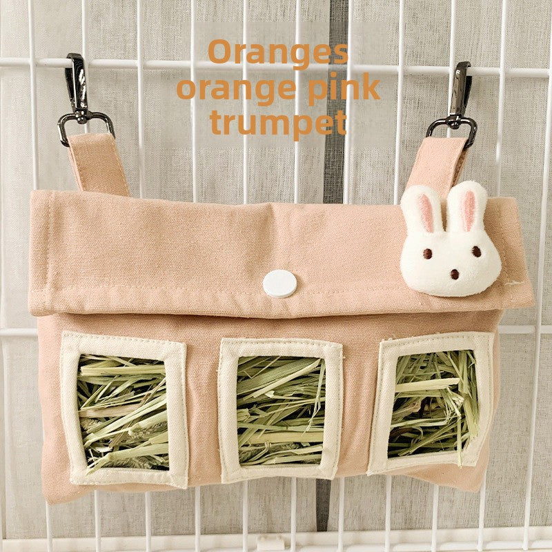 Bolsa colgante para heno de pequeños animales